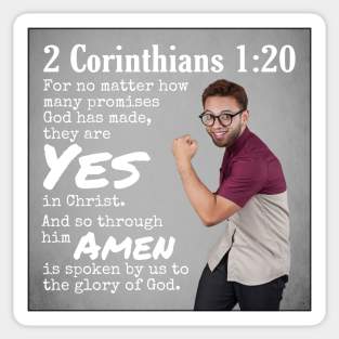 2 Corinthians 1:20 Sticker